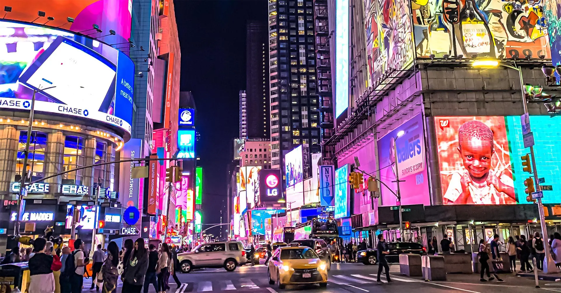 Außenwerbung lädt ein zum Flirt