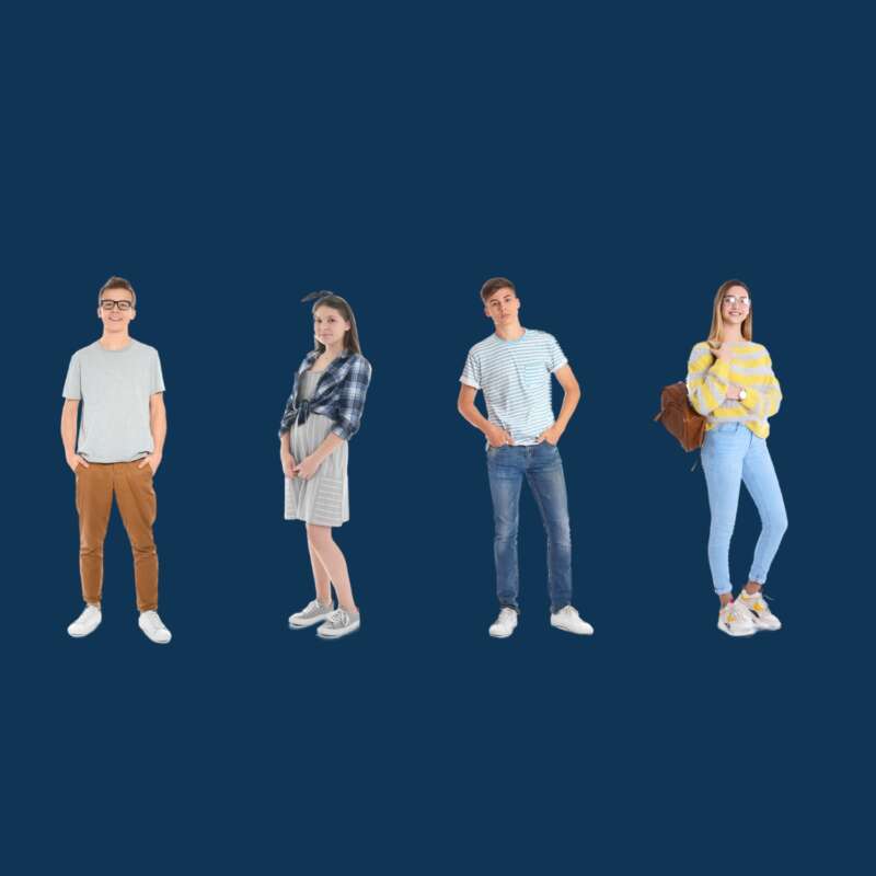 Jugendliche im beruflichen Standby